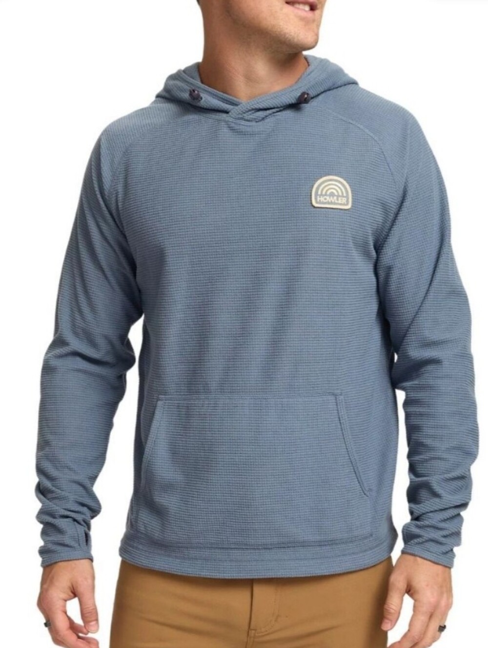 Howler Brothers Palo Duro Fleece Hoodie In Iron Blue